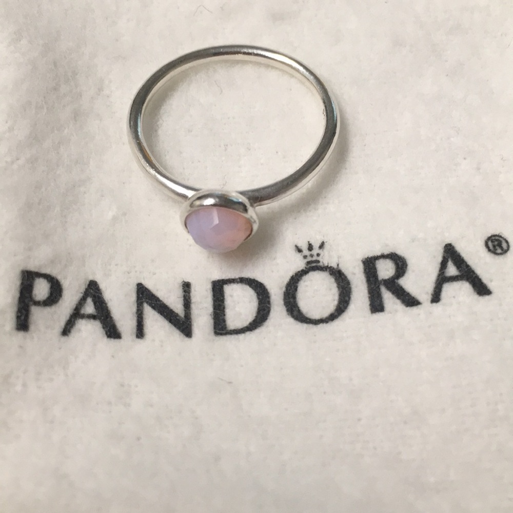 Authentic PANDORA size 6 sterling silver ring